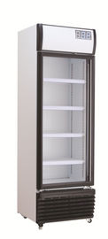vetrina refrigerata supermercato dritto di vetro del dispositivo di raffreddamento dell'esposizione della bevanda della porta 465L