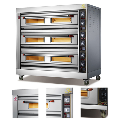 Attrezzatura per la cottura commerciale di sicurezza Bruciatore per verniciatura a polvere Turco Easy Off Rack Puller Cleaner Forno per pane