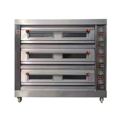Piccola stufa a gas a 6 vassoi con forno Tandoor per teglia da forno quadrata in acciaio al carbonio