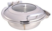 Hygiene attrezzature di cottura commerciali 6L Chafers rotonde W/O telaio