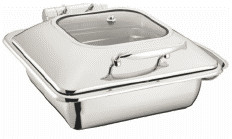 400x440x300mm attrezzature di cottura commerciali 6L 2/3 Rectangle Chafer W/O Frame Sliver Colore