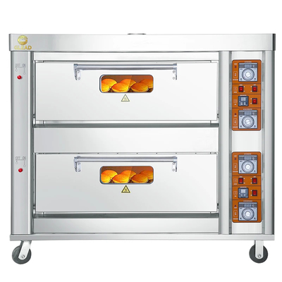 Forno a gas a griglia combinato per cucina di ristorante Catering
