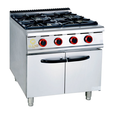 Apparecchiature da cucina per ristoranti in acciaio inossidabile Gas naturale/GPL alimentato con consumo di 4,15/5,85 kg/h