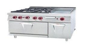 Capacità attrezzature da cucina a gas per ristoranti con alimentazione a GNL/GPL
