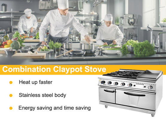 Capacità attrezzature da cucina a gas per ristoranti con alimentazione a GNL/GPL