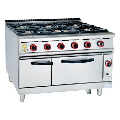 Apparecchiature da cucina per ristoranti a gas in acciaio inossidabile GL-RS-4G 192 kg Peso 3,95/5,66Kg/h Consumo