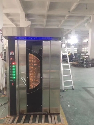 Produttività JYMX-64Q Apparecchiature di cottura a forno rotativo elettrico/gas/diesel per pizza/pane