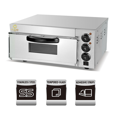 Forno elettrico per pizza/pane in acciaio inossidabile modello ZH-1M 2kw di potenza attrezzature di cottura commerciale