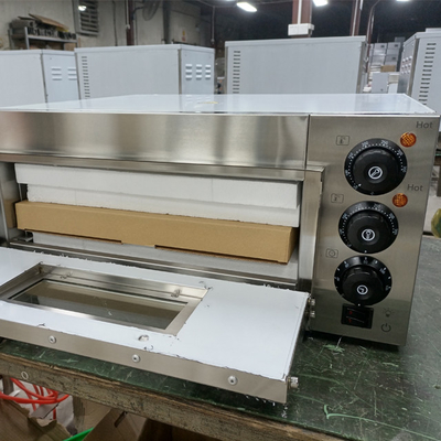 Forno elettrico per pizza/pane in acciaio inossidabile modello ZH-1M 2kw di potenza attrezzature di cottura commerciale