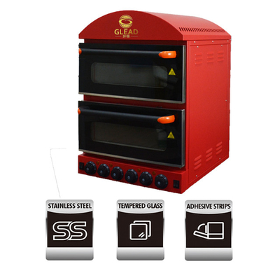 Produttività attrezzature di cottura commerciali macchina da pane per pizza 4kw 220-240V/50Hz-60Hz