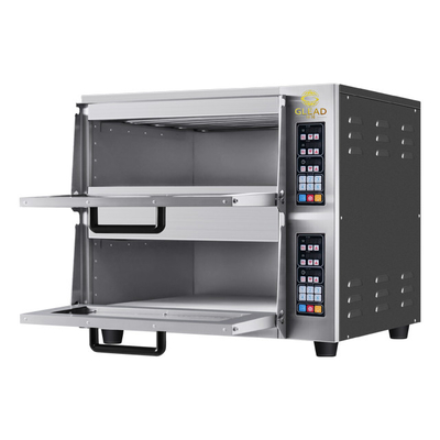 Produttività 2 strati attrezzature di cottura elettrica 5kw Potenza A forno per pizza/pane