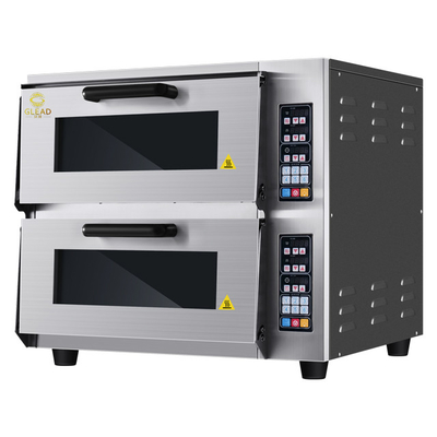 Produttività 2 strati attrezzature di cottura elettrica 5kw Potenza A forno per pizza/pane