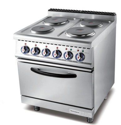 Controllo digitale Gas Ristorante attrezzature da cucina piatti lisci piatti piatti 220-240V argento bianco