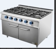 In acciaio inossidabile GL-RS-6 attrezzature da cottura NG/LPG 3.95/5.66Kg/h Consumo di gas