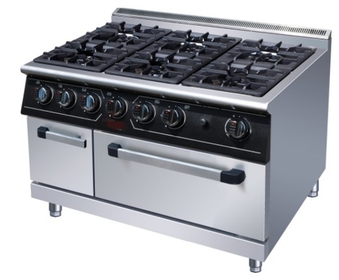 In acciaio inossidabile GL-RS-6 attrezzature da cottura NG/LPG 3.95/5.66Kg/h Consumo di gas
