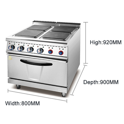 Apparecchiature di cucina per ristoranti elettrici in acciaio inossidabile commerciali da 21 kW