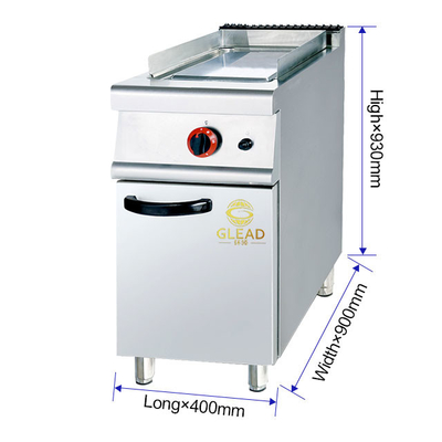 330x580x20 Griddle Plate Size Commercial Kitchen Cooking Equipment for LPG/NG Power (Apparecchiature di cucina commerciali per l'alimentazione a GPL/GNL)