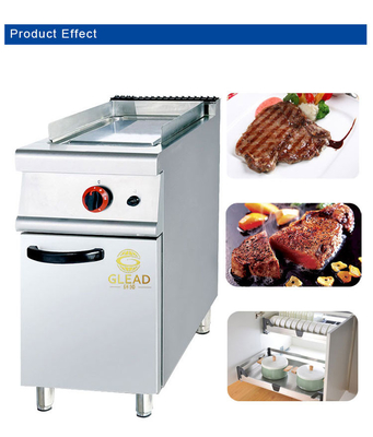 330x580x20 Griddle Plate Size Commercial Kitchen Cooking Equipment for LPG/NG Power (Apparecchiature di cucina commerciali per l'alimentazione a GPL/GNL)
