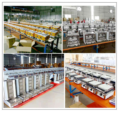 330x580x20 Griddle Plate Size Commercial Kitchen Cooking Equipment for LPG/NG Power (Apparecchiature di cucina commerciali per l'alimentazione a GPL/GNL)