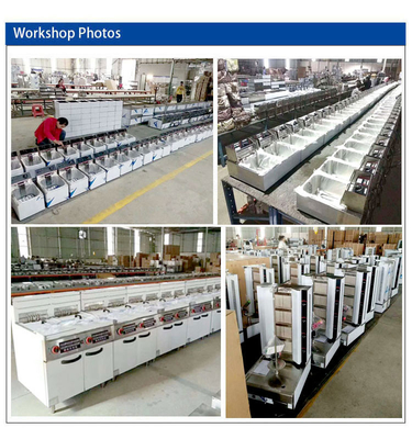 330x580x20 Griddle Plate Size Commercial Kitchen Cooking Equipment for LPG/NG Power (Apparecchiature di cucina commerciali per l'alimentazione a GPL/GNL)
