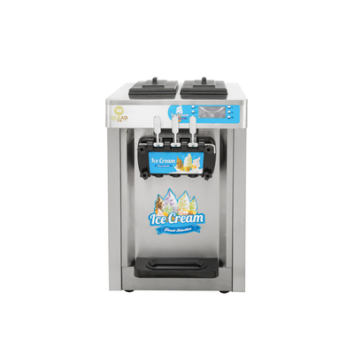 Efficienza Macchina elettrica per gelati commerciali 16-18L/h Frigorifero 1.5KW Potenza