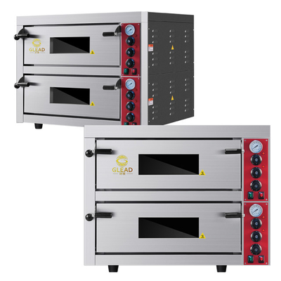 Forno per la cottura della pizza commerciale con 9kW di potenza 3N-380V/220-240V di tensione 115kg di peso.
