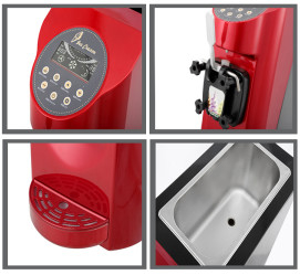 Macchina elettrica per gelati commerciali con serbatoi in acciaio inossidabile da 1,5 kW