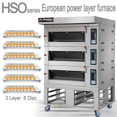 Forno da forno elettrico Un forno da pizza a 6 vassoi con potenza di 20,7 kW