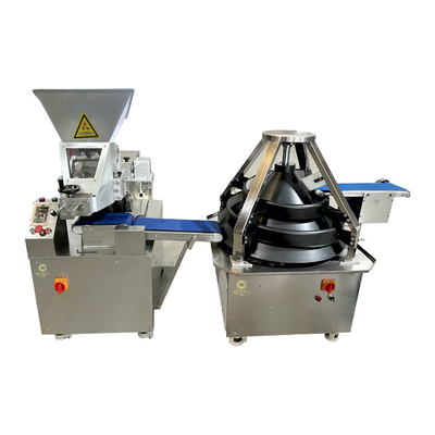 Linea di produzione di biscotti automatizzati in acciaio inossidabile 15-600 g Peso arrotondato 8000 pezzi/ora Produzione