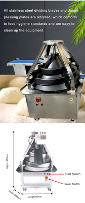 Linea di produzione di biscotti automatizzati in acciaio inossidabile 15-600 g Peso arrotondato 8000 pezzi/ora Produzione