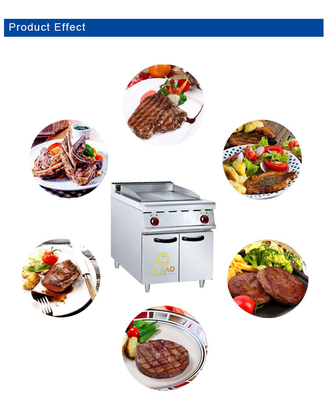 Apparecchiature di cucina per cucina commerciale 12.5kw Portata di potenza Grill elettrico in acciaio inossidabile