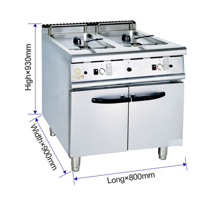 174 kg attrezzature da cucina commerciali con consumo di gas GPL/GNL 2,46/3,12 kg/h