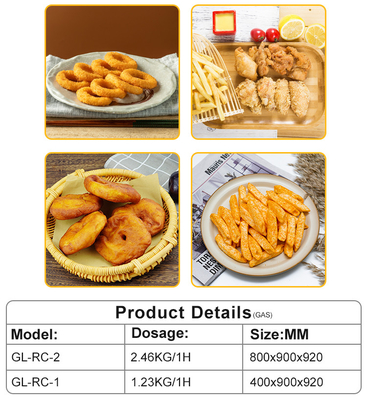 GL-RC-2 Apparecchiature da cucina commerciali per il consumo di gas