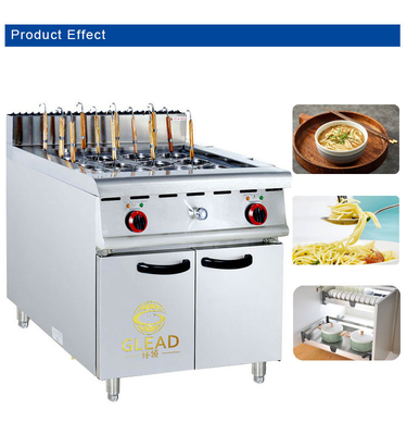 340x550x270 Apparecchiature da cucina a gas per ristoranti con capacità di 30x2L e connessione R13/4