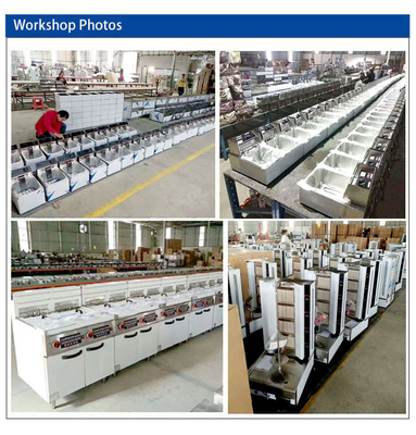 800×900×850 70 Acciaio inossidabile attrezzature da cucina fast food per la produzione di grandi volumi