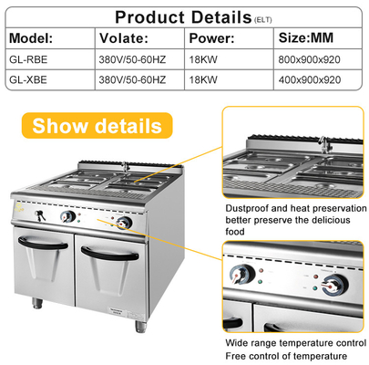 800×900×850 70 Consumo di gas Ristorante attrezzature da cucina per cucina di grandi volumi