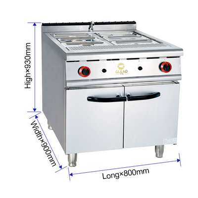 Consumo di gas GPL/GNL Apparecchiature da cucina per ristoranti per cucine commerciali ad alta domanda
