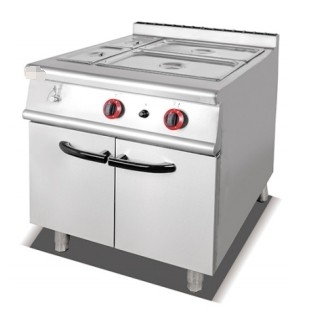 Consumo di gas GPL/GNL 1,58/2,28 kg/h Apparecchiature da cucina per ristoranti di capacità 100 kg