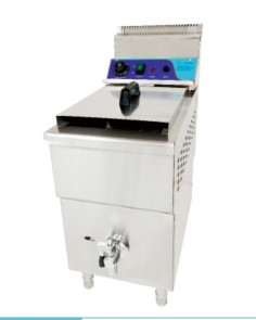 Fritura a gas con 2 bruciatori 30kg 11,2kw Apparecchiature da cucina Commerciali Apparecchiature da cucina 220V Voltaggio