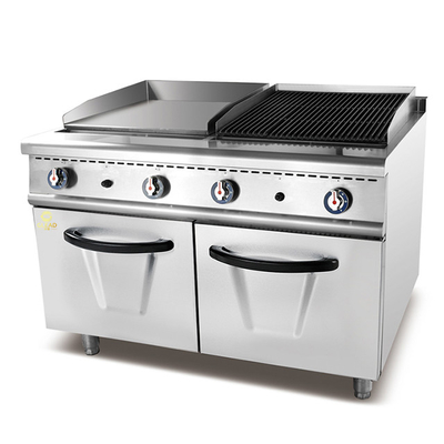 Consumo di gas GPL/GNL 1,29/1,92 kg/h per apparecchiature da cucina da ristorante da 180 kg