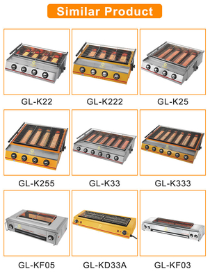 Grill a gas con armadio in acciaio inossidabile GL RH 1,2 kg/h GPL/GNL Ristorante attrezzature da cucina