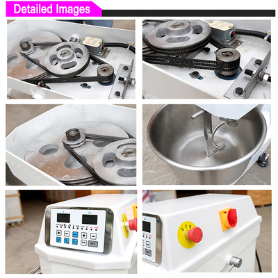 Miscelatore a spirale elettrico da 260 litri per la miscelazione della pasta con potenza di 11,2 kW