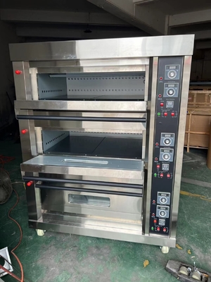 Forno a gas da cucina commerciale 220V 50HZ per la cottura di pane Torte di uova Mookcake