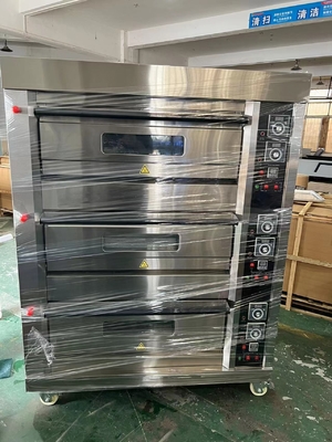 Forno a gas da cucina commerciale 220V 50HZ per la cottura di pane Torte di uova Mookcake