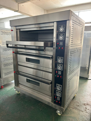 Forno a gas da cucina commerciale 220V 50HZ per la cottura di pane Torte di uova Mookcake