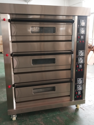 Forno a gas da cucina commerciale 220V 50HZ per la cottura di pane Torte di uova Mookcake