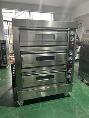 Forno a gas NBO-G306 3 ponte 6 vassoi Per la cottura di pane Torte di uova e altro
