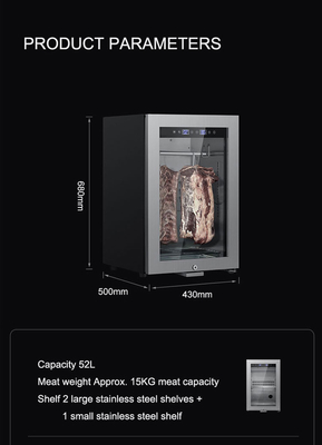 Attrezzature e forniture per cucine da 160W con capacità di 168 litri e scaffale in acciaio inossidabile