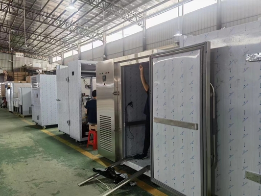 3 vassoio frigorifero / freezer armadi raffreddati ad aria R-404A sistema di refrigerazione
