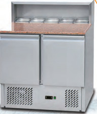 Conteggio frigorifero per salate con 220V/50Hz 2-8°C Temperatura facile pulire angoli lucidati